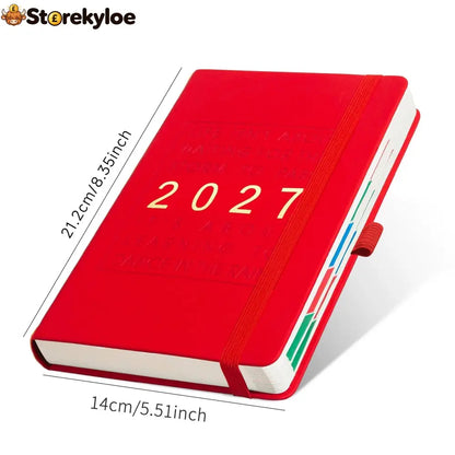 📅 49% OFF NOW! 📓 2027 Calendar Notebook – A5 one day per sheet date-marked – Ideal for daily logs & future reference ✨