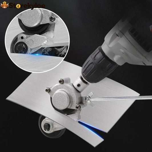 ⚡ 50% OFF NOW! ✨ Electric Drill Sheet Metal Cutter - 3-in-1 Tool for Steel, Aluminum & Copper with Laser-Guided Precision 🔧💥