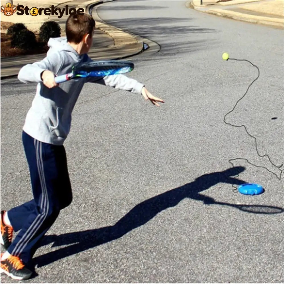 🎾 50% OFF NOW! 🏃 KIT Tennis Trainer – Self-study tool, adjustable height & stable base – improves your swing and accuracy anywhere 💪