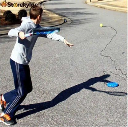 🎾 50% OFF NOW! 🏃 KIT Tennis Trainer – Self-study tool, adjustable height & stable base – improves your swing and accuracy anywhere 💪