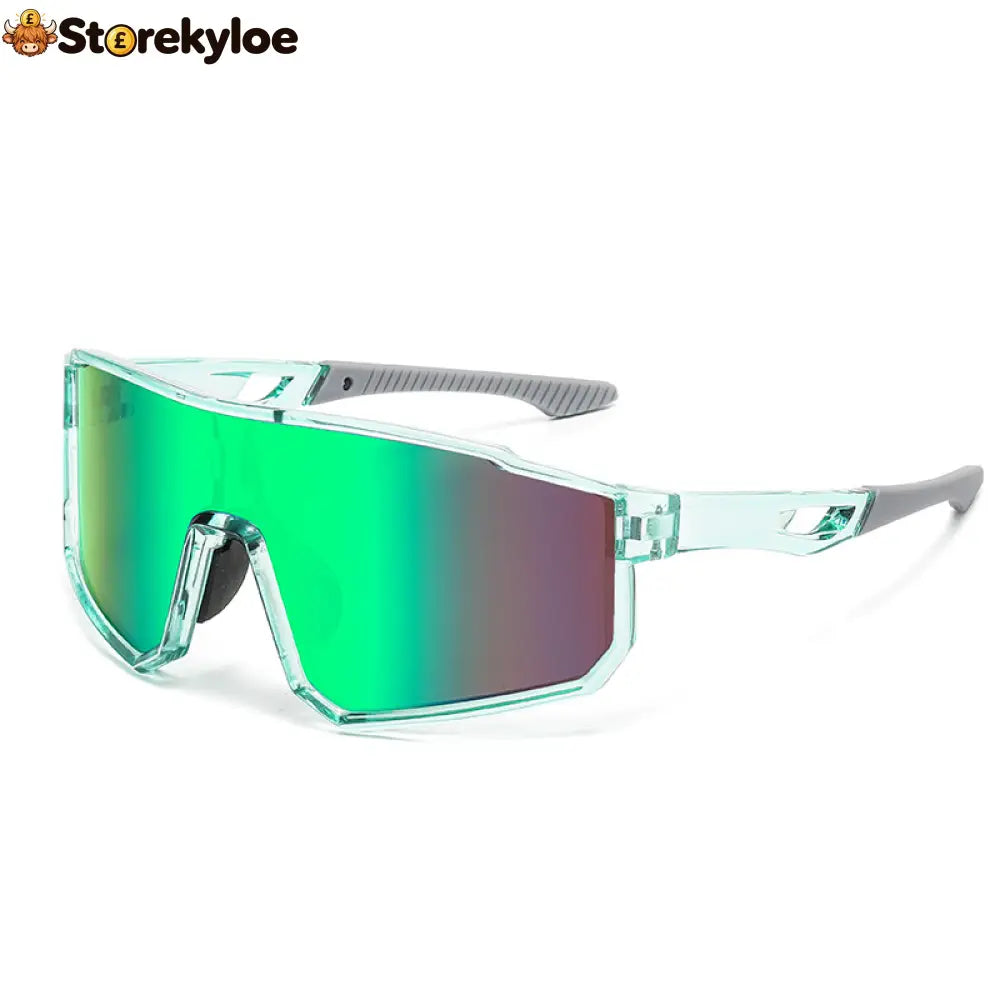 🕶️ Polarized Sports Sunglasses for Men & Women – UV400 & Colorful Mirrored Lenses 🏃