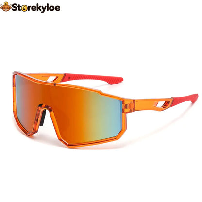 🕶️ Polarized Sports Sunglasses for Men & Women – UV400 & Colorful Mirrored Lenses 🏃