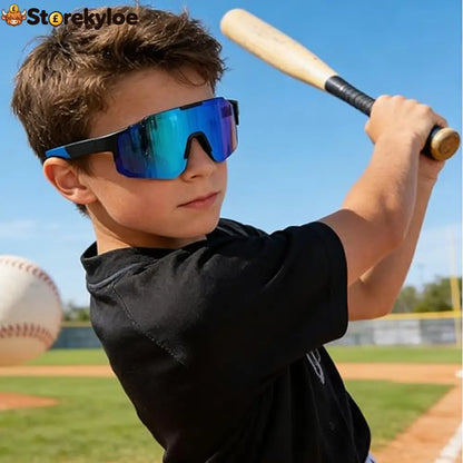 🕶️ Polarized Sports Sunglasses for Men & Women – UV400 & Colorful Mirrored Lenses 🏃