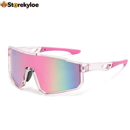🕶️ Polarized Sports Sunglasses for Men & Women – UV400 & Colorful Mirrored Lenses 🏃