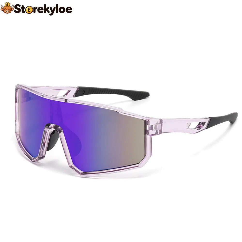 🕶️ Polarized Sports Sunglasses for Men & Women – UV400 & Colorful Mirrored Lenses 🏃