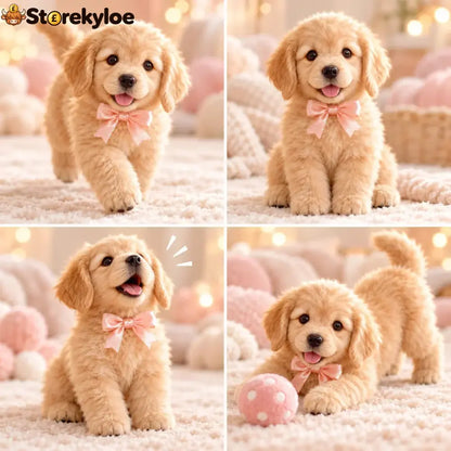 🎄 49% Off – Realistic Robot Golden Retriever Puppy - ✨ Custom Edition – Creamy Light Gold 🤍🌟