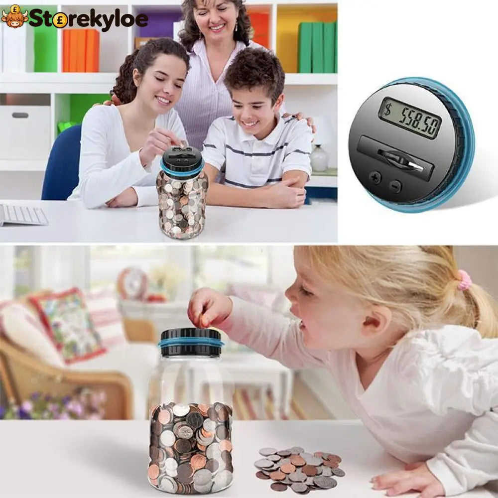 📢📢50% OFF !! ⏰Watch Savings Grow – Digital Money Box with Auto Coin Counting & Target Setting