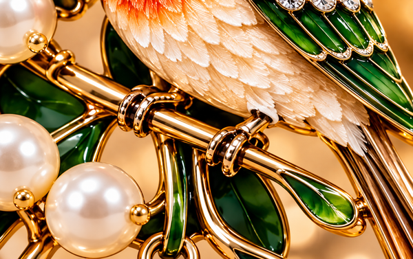 Gold-tone Alloy Branch