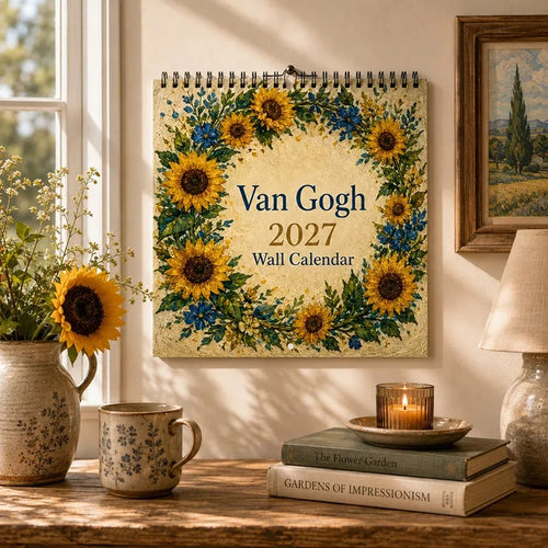 🎨 A Year of Van Gogh: 2027 Wall Calendar with 12 Stunning Paintings