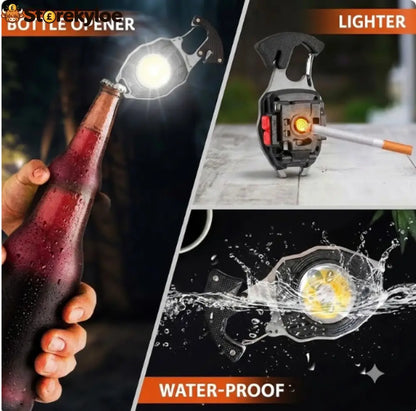 🔥 50% OFF | 8-in-1 Rechargeable Keychain Flashlight Multi-Tool 🔦