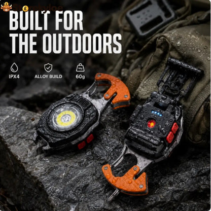 🔥 50% OFF | 8-in-1 Rechargeable Keychain Flashlight Multi-Tool 🔦
