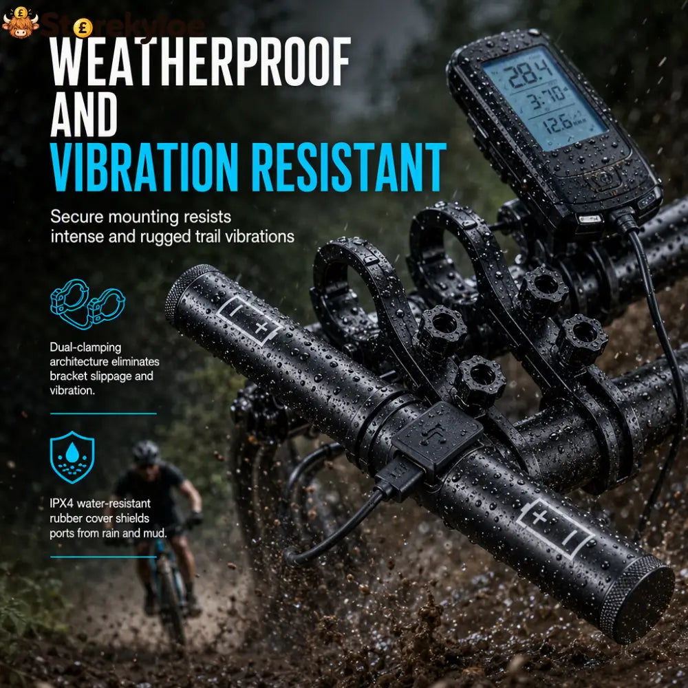 📢📢50% OFF!! ⏰ Bike Handlebar Extender – USB Power Waterproof & Dual Mount – More Space Cleaner Cockpit 🛡️ - Houseware &