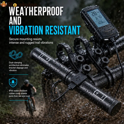 📢📢50% OFF!! ⏰ Bike Handlebar Extender – USB Power Waterproof & Dual Mount – More Space Cleaner Cockpit 🛡️ - Houseware &
