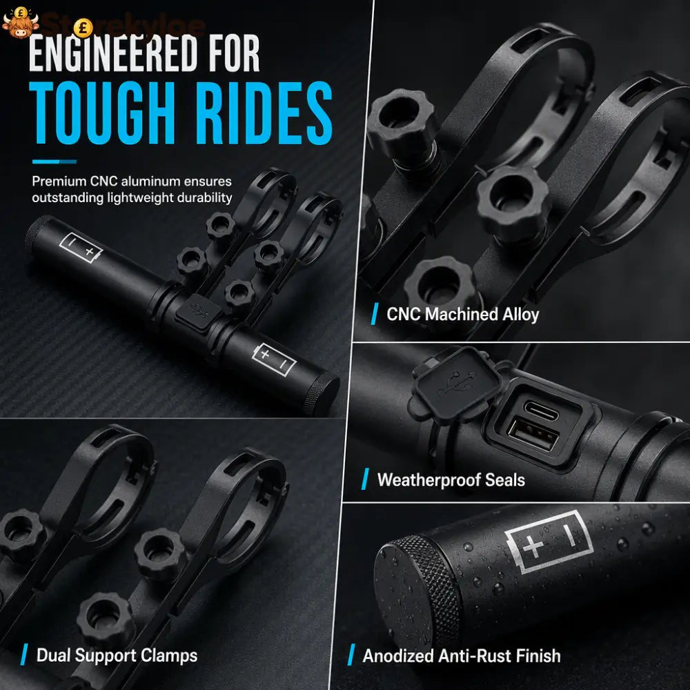 📢📢50% OFF!! ⏰ Bike Handlebar Extender – USB Power Waterproof & Dual Mount – More Space Cleaner Cockpit 🛡️ - Houseware &