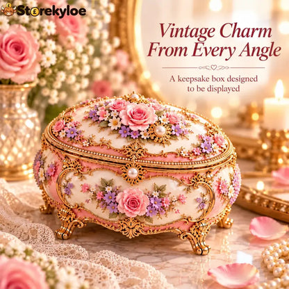 🌸 50% OFF Floral Ballerina Music Box – A Romantic Keepsake With a Magical Butterfly Reveal 🦋