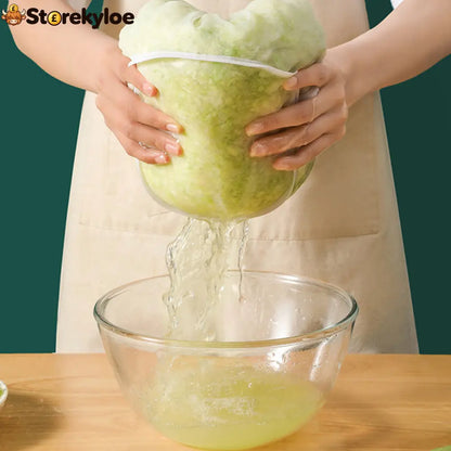 🥬50% OFF NOW! No-Mess Fine Mesh Nylon Strain Bag – Reusable Food Filter Bag for Squeezing Vegetable Water Straining