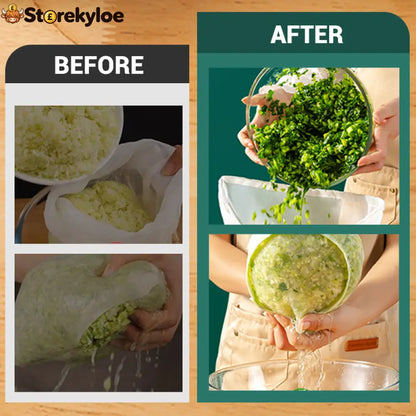 🥬50% OFF NOW! No-Mess Fine Mesh Nylon Strain Bag – Reusable Food Filter Bag for Squeezing Vegetable Water Straining