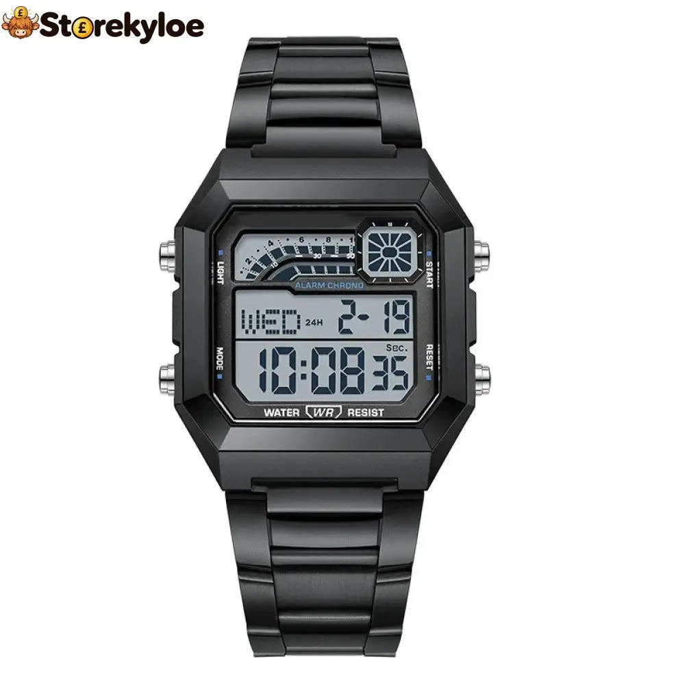 📢 50% Off Now! ⌚ Unisex Digital Watch With Square Display & Luminous Backlight – Sleek Design Bright Backlight &