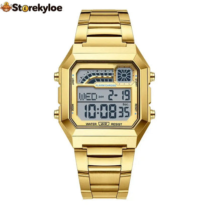 📢 50% Off Now! ⌚ Unisex Digital Watch With Square Display & Luminous Backlight – Sleek Design Bright Backlight &