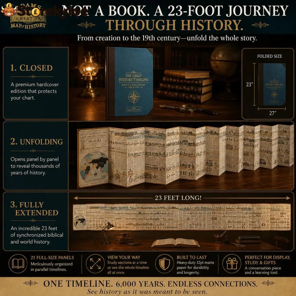 📢📢50% OFF!! ⏰Synchronological History Chart - 1 PC - Houseware & Kitchen