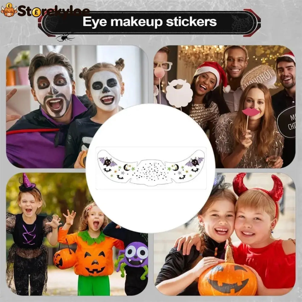 🎃👻 50% OFF TODAY! 3 pcs　Create a Spooky Halloween Look in Seconds, No Messy Face Paint Just Easy Water-Transfer Tattoos!