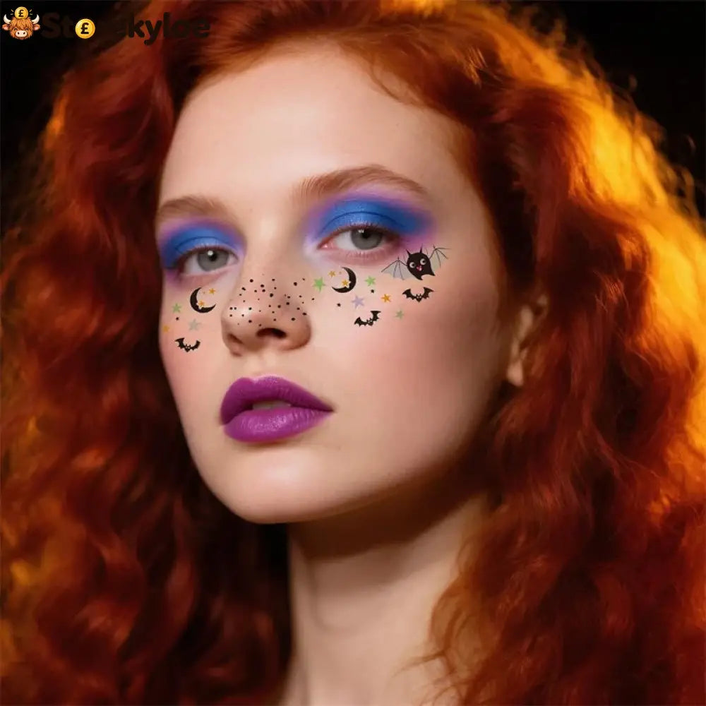 🎃👻 50% OFF TODAY! 3 pcs　Create a Spooky Halloween Look in Seconds, No Messy Face Paint Just Easy Water-Transfer Tattoos!