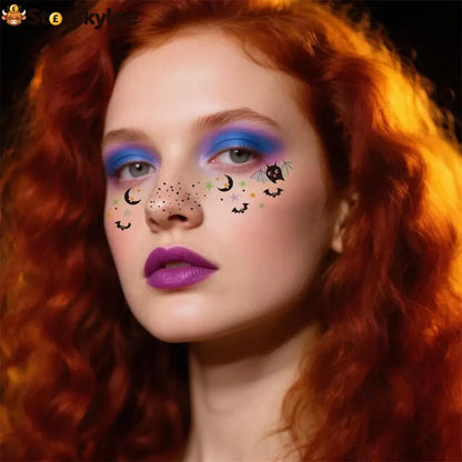 🎃👻 50% OFF TODAY! 3 pcs　Create a Spooky Halloween Look in Seconds, No Messy Face Paint Just Easy Water-Transfer Tattoos!