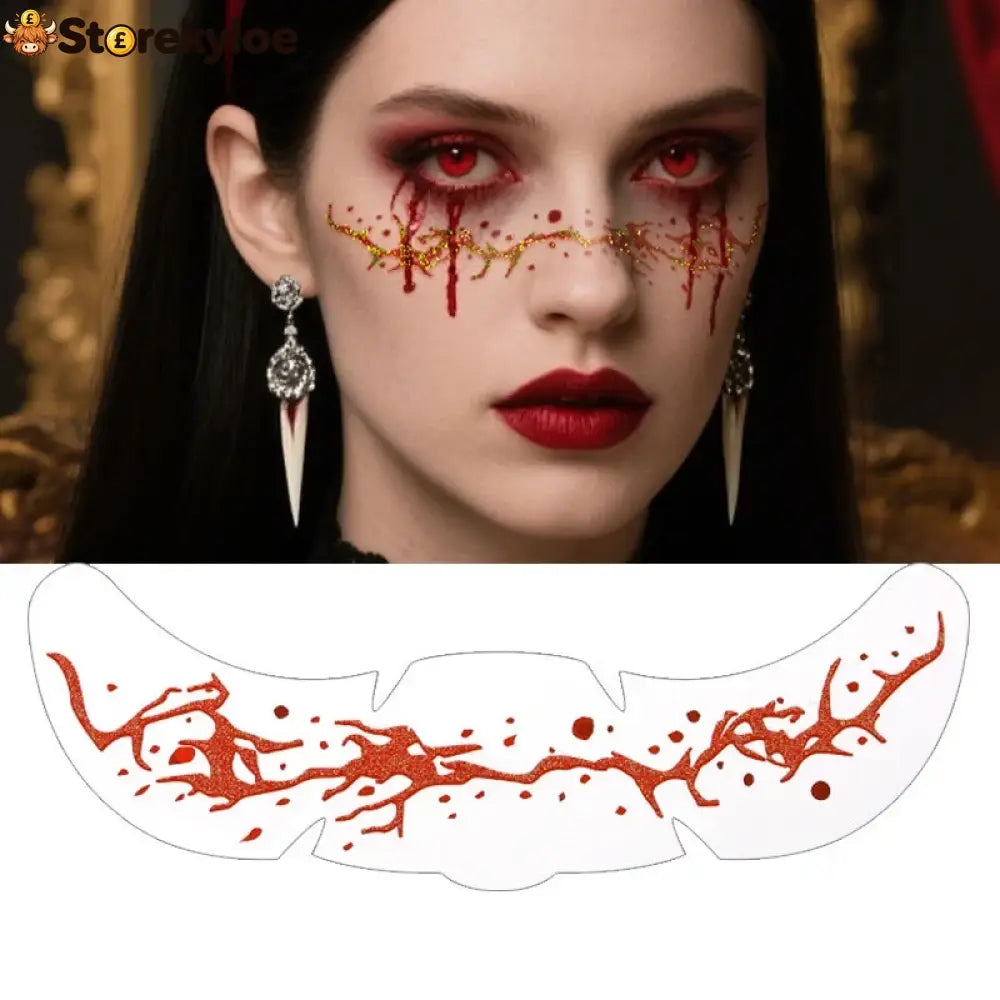 🎃👻 50% OFF TODAY! 3 pcs　Create a Spooky Halloween Look in Seconds, No Messy Face Paint Just Easy Water-Transfer