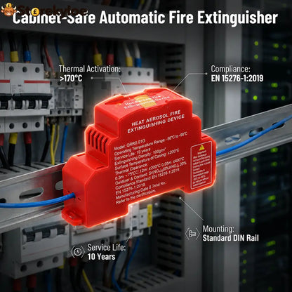 🧯 50% OFF Today! Automatic Aerosol Fire Suppression Device for Electrical Cabinets - Venda a quente