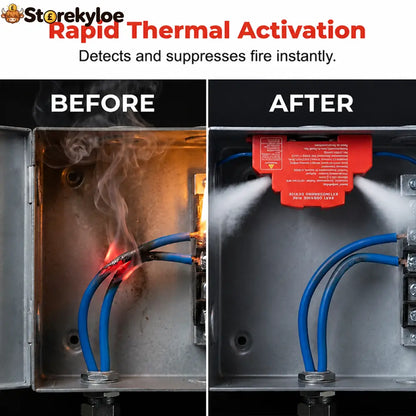 🧯 50% OFF Today! Automatic Aerosol Fire Suppression Device for Electrical Cabinets - Venda a quente