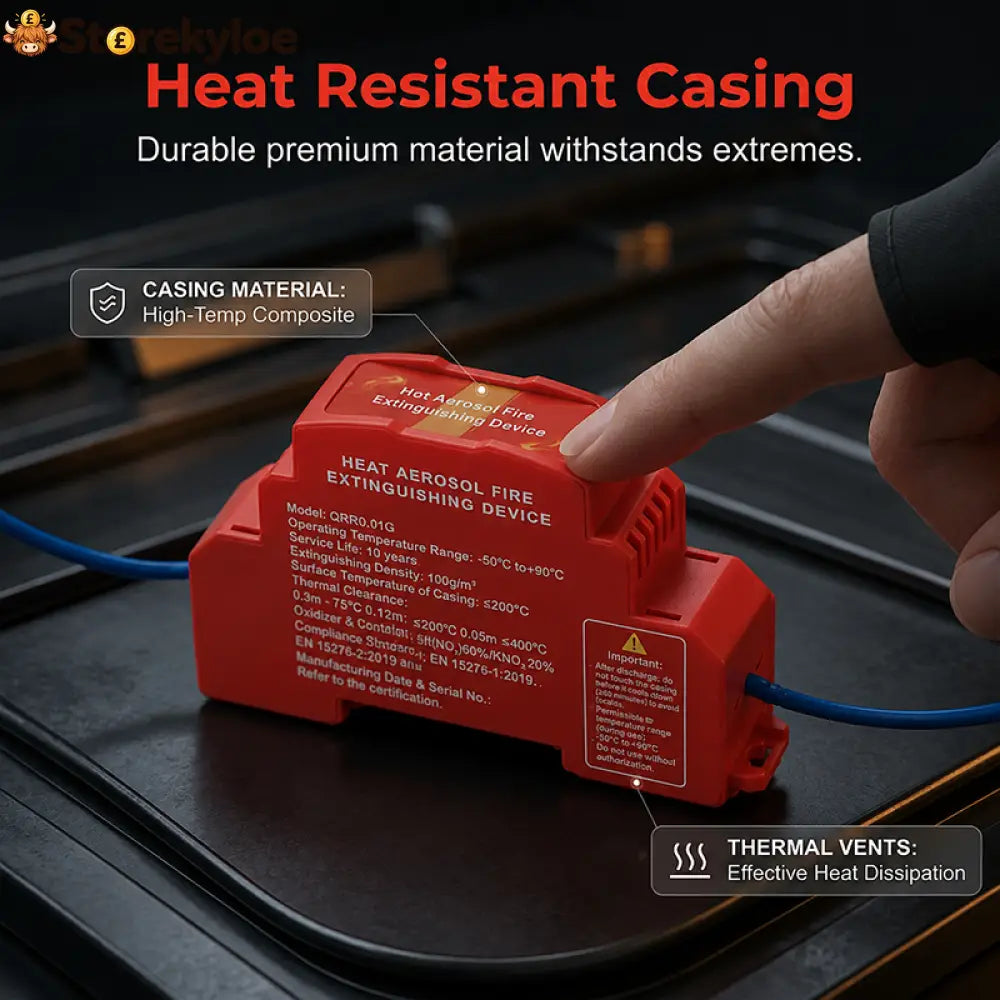 🧯 50% OFF Today! Automatic Aerosol Fire Suppression Device for Electrical Cabinets - Venda a quente