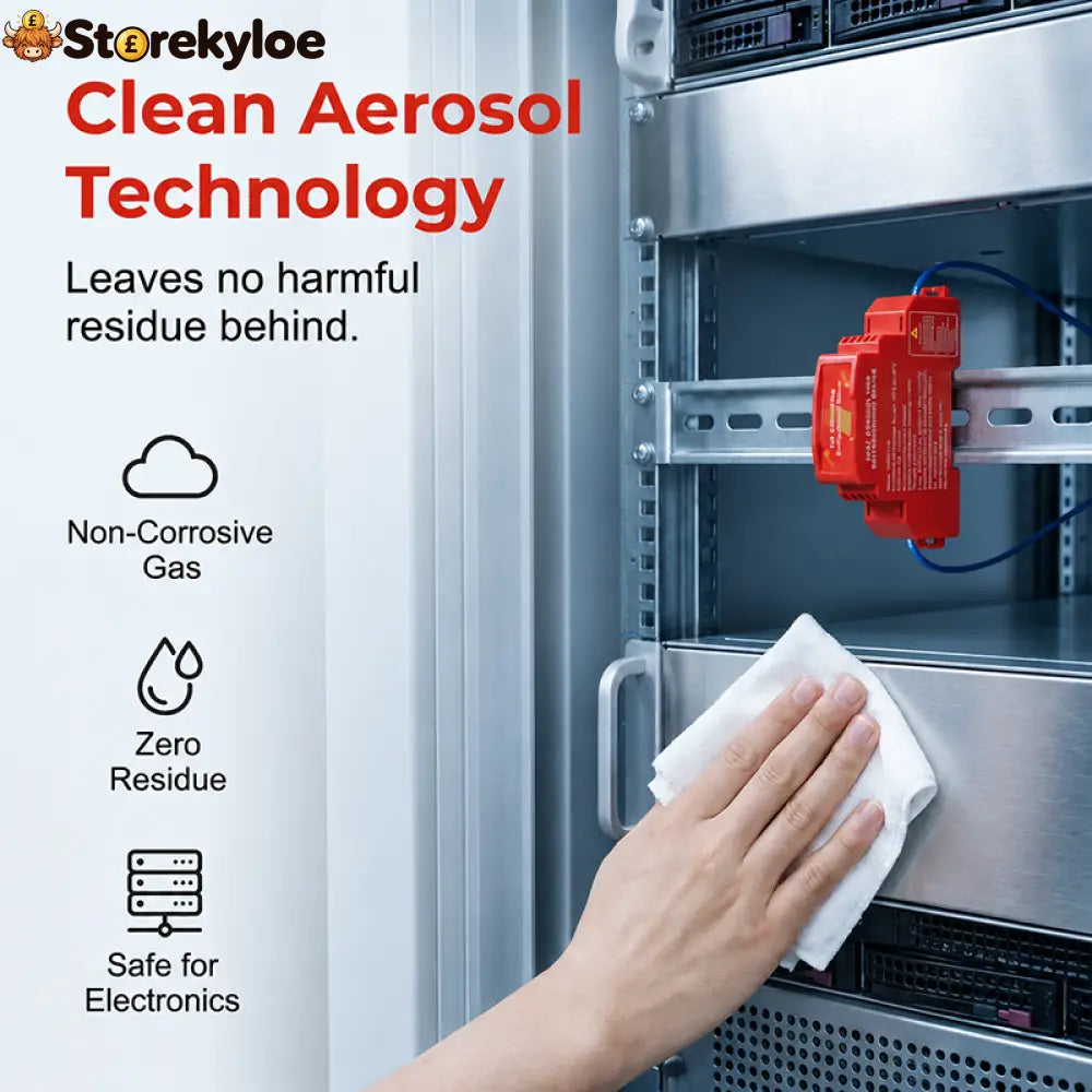🧯 50% OFF Today! Automatic Aerosol Fire Suppression Device for Electrical Cabinets - Venda a quente