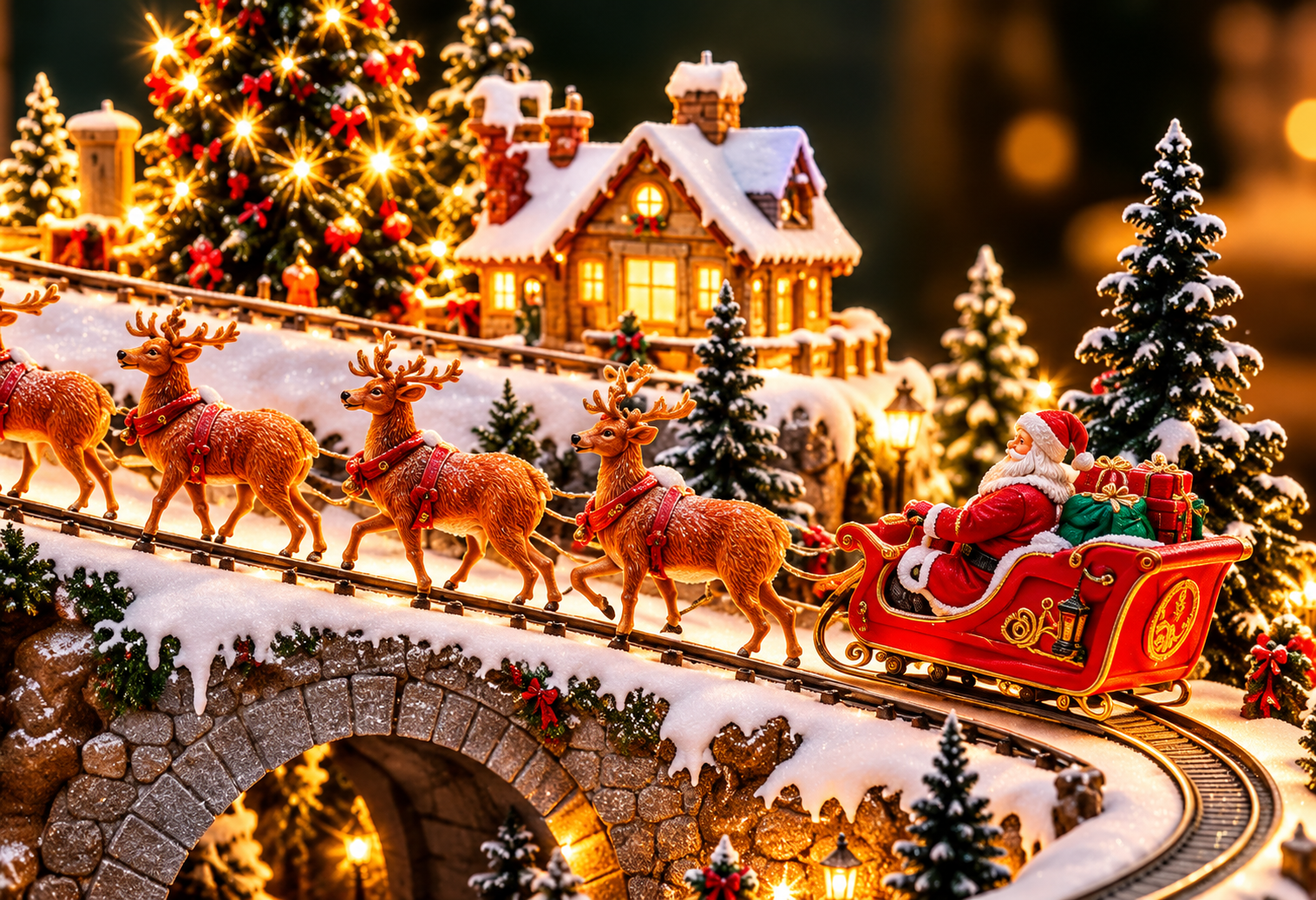 Reindeer Gift Route