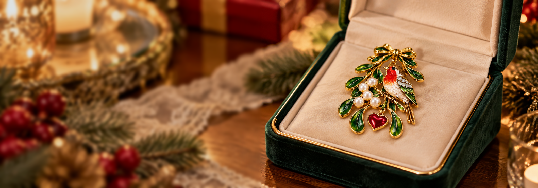 Secret Charm of a Mistletoe Robin