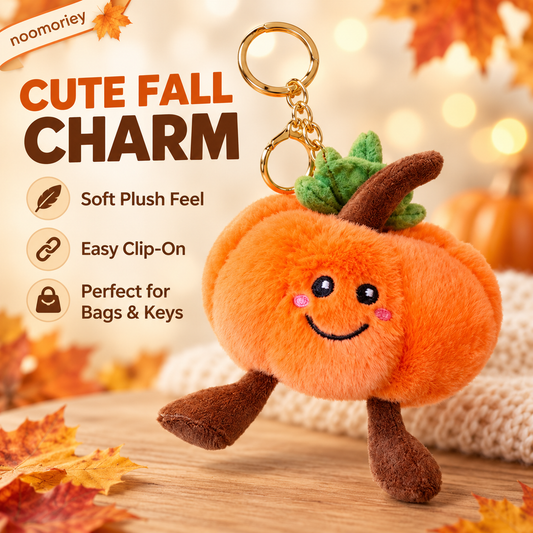 Adorable Pumpkin Plush Collection — Soft Autumn Shelf Decor, Halloween Gift Idea
