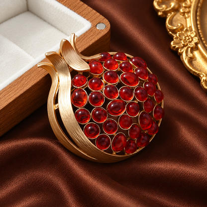 🍎Pomegranate Brooch | Carry Blessings & Prosperity