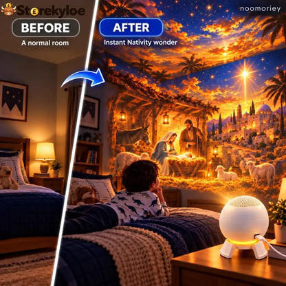 ✝️🌌 5D Nativity Starry Sky Projector | Bring Bethlehem Across Your Walls & Ceiling This Christmas ✨