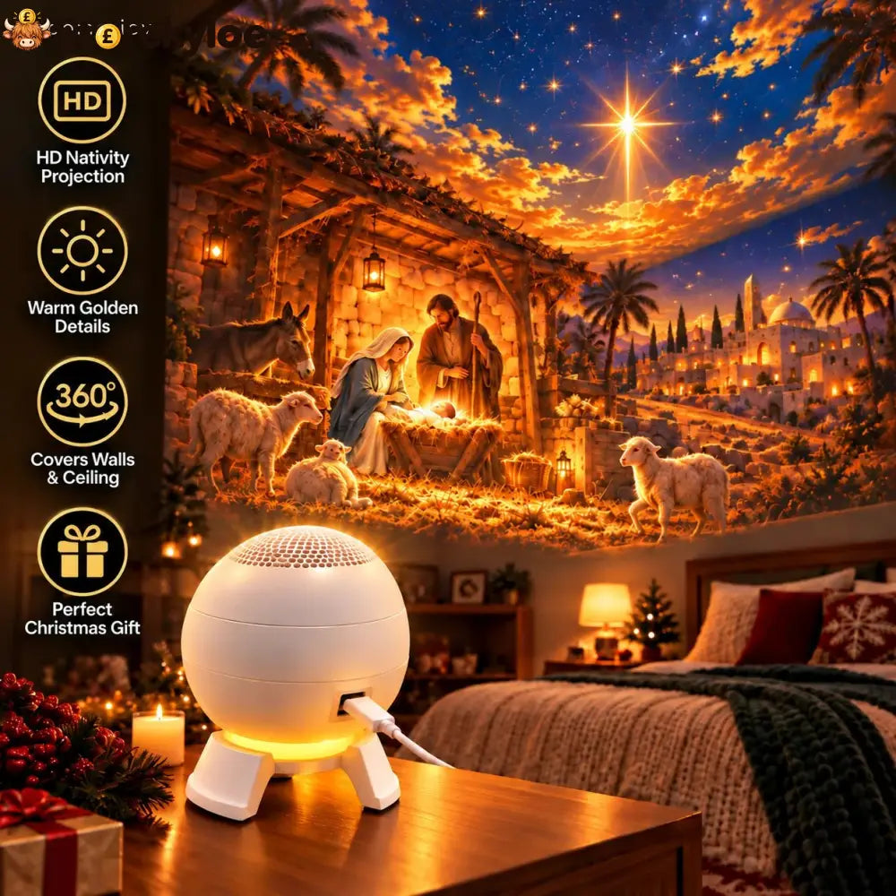 ✝️🌌 5D Nativity Starry Sky Projector | Bring Bethlehem Across Your Walls & Ceiling This Christmas ✨