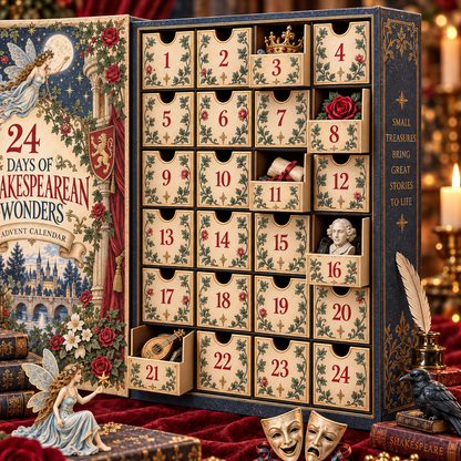 A Shakespearean Christmas Advent Calendar – 24 Days of Theatre, Tales & Tiny Treasures