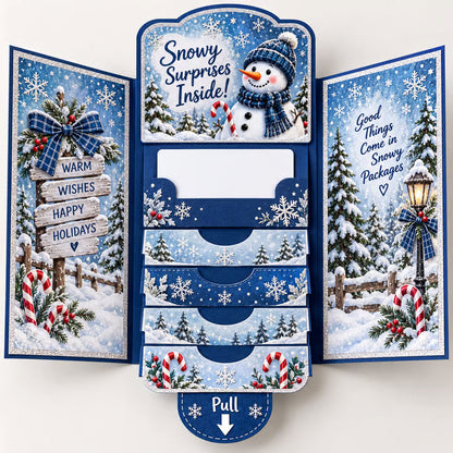 ⏰LAST DAY 50% OFF - 2026 New🎅🎁 Waterfall Christmas Gift Card Booklet 💳✨
