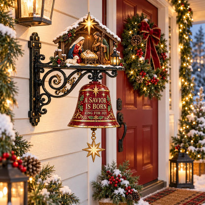 🔥HOT SALE 49% OFF✝️🔔Jesus Nativity Christmas Door Bell - Welcome Christmas With The Story Of Jesus🎄🙏
