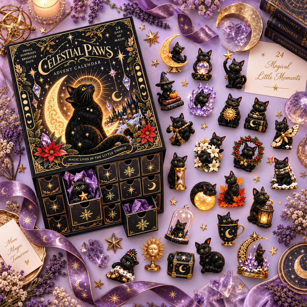 🐈‍⬛🌙 Celestial Paws Advent Calendar – 24 Days of Black Cat Magic