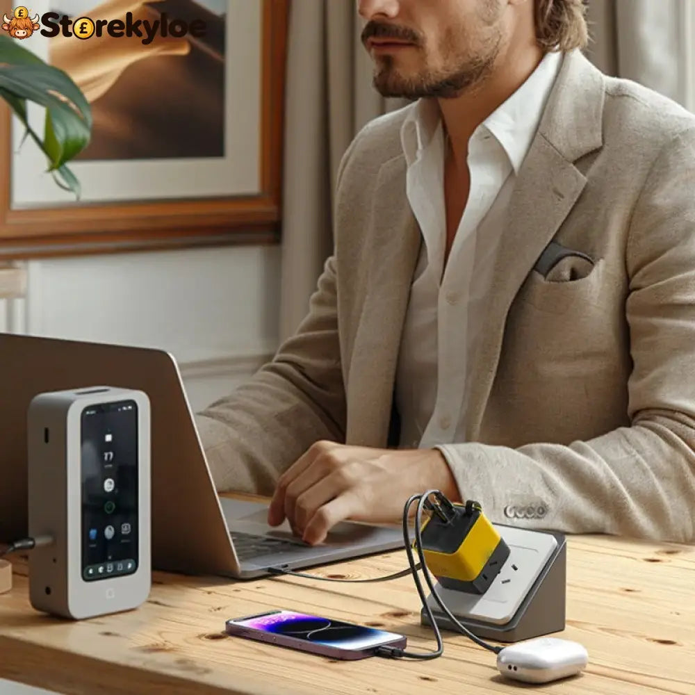 💥65w Fast Charging Phone Charger Block With Retractable 80cm Type-c Cable