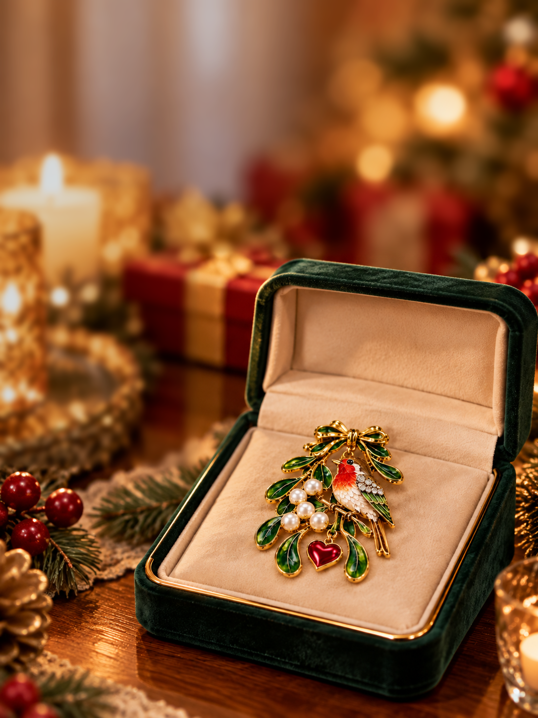 Secret Charm of a Mistletoe Robin