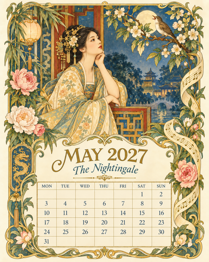 📖 Andersen Fairy Tales 2027 Wall Calendar – A Year of Storybook Wonder
