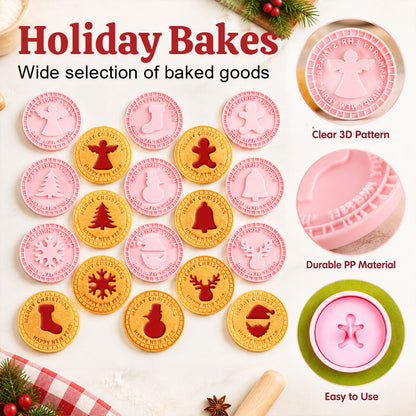 🍪Christmas 3D Stuffed Cookie Press Mold Set