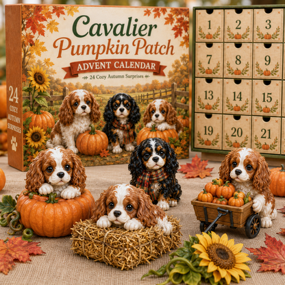 ⏰Limited Stock 50% OFF -🐶 24 Days of Cavalier Christmas Advent Calendar 2026 – 24 Collectible Cavalier Surprises