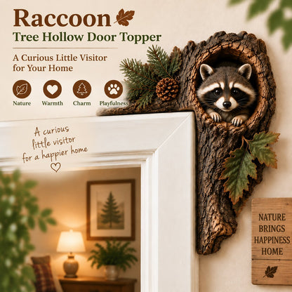 🐿️ Chipmunk Tree Hollow Door Topper | Woodland Animal Doorway Decor For Cozy Nature Homes