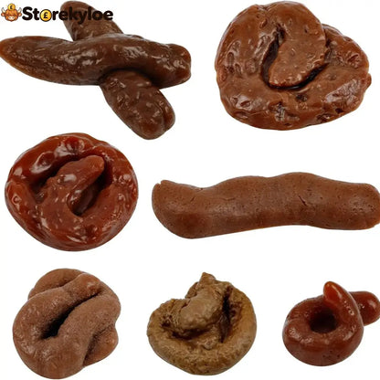 😂7 Pcs Fake Poop Realistic Prank Poop🥳