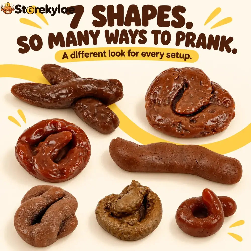 🔥🔥🔥😂😂😂7 Pcs Fake Poop Realistic Prank Poop
